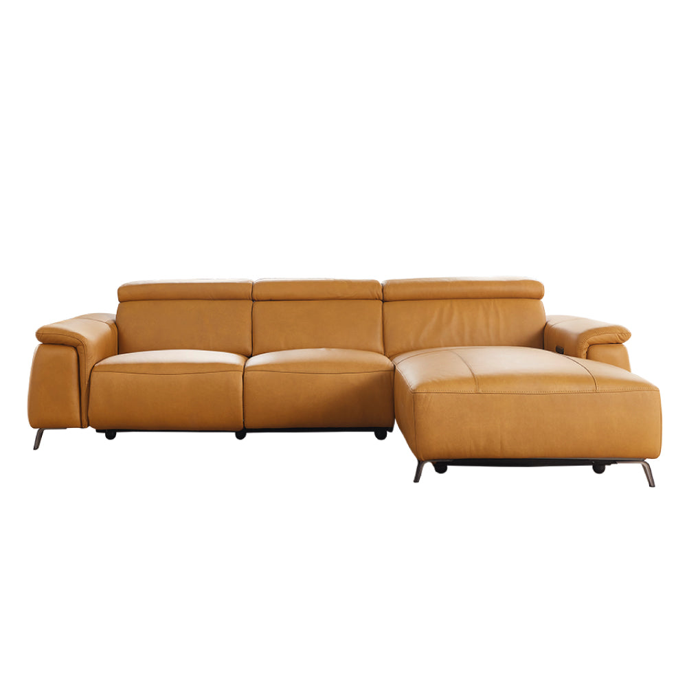 Leder Ecksofa mit 4 Motoren Relaxfunktion und Vorziehfunktion im Canape MRS 5100 -  von meinRelaxsessel.de - 5 Jahre Garantie auf Relaxsessel GESCHENKT! Kaufe jetzt bei meinRelaxsessel.de