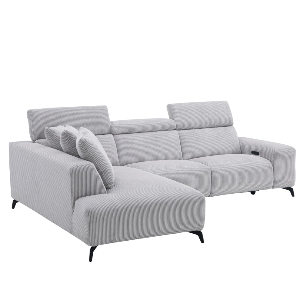 Cord Ecksofa mit motorischer Relaxfunktion MRS 5500 -  von meinRelaxsessel.de - 5 Jahre Garantie auf Relaxsessel GESCHENKT! Kaufe jetzt bei meinRelaxsessel.de