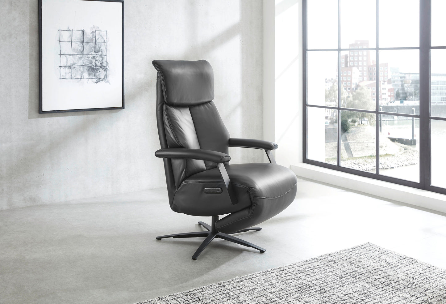 Leder Relaxsessel MRS 1041 Leder Sky Iron 4 Motoren Aufstehhilfe Sonderedition - Relaxsessel von meinRelaxsessel.de - 5 Jahre Garantie auf Relaxsessel GESCHENKT! Kaufe jetzt bei meinRelaxsessel.de