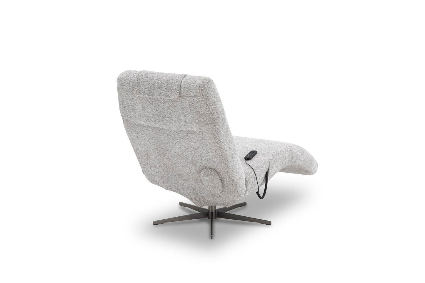Relaxliege mit 3 Motoren "MRS Relaxa" mit Lieblingsposition & Home Button Trendstoff Boucle platin