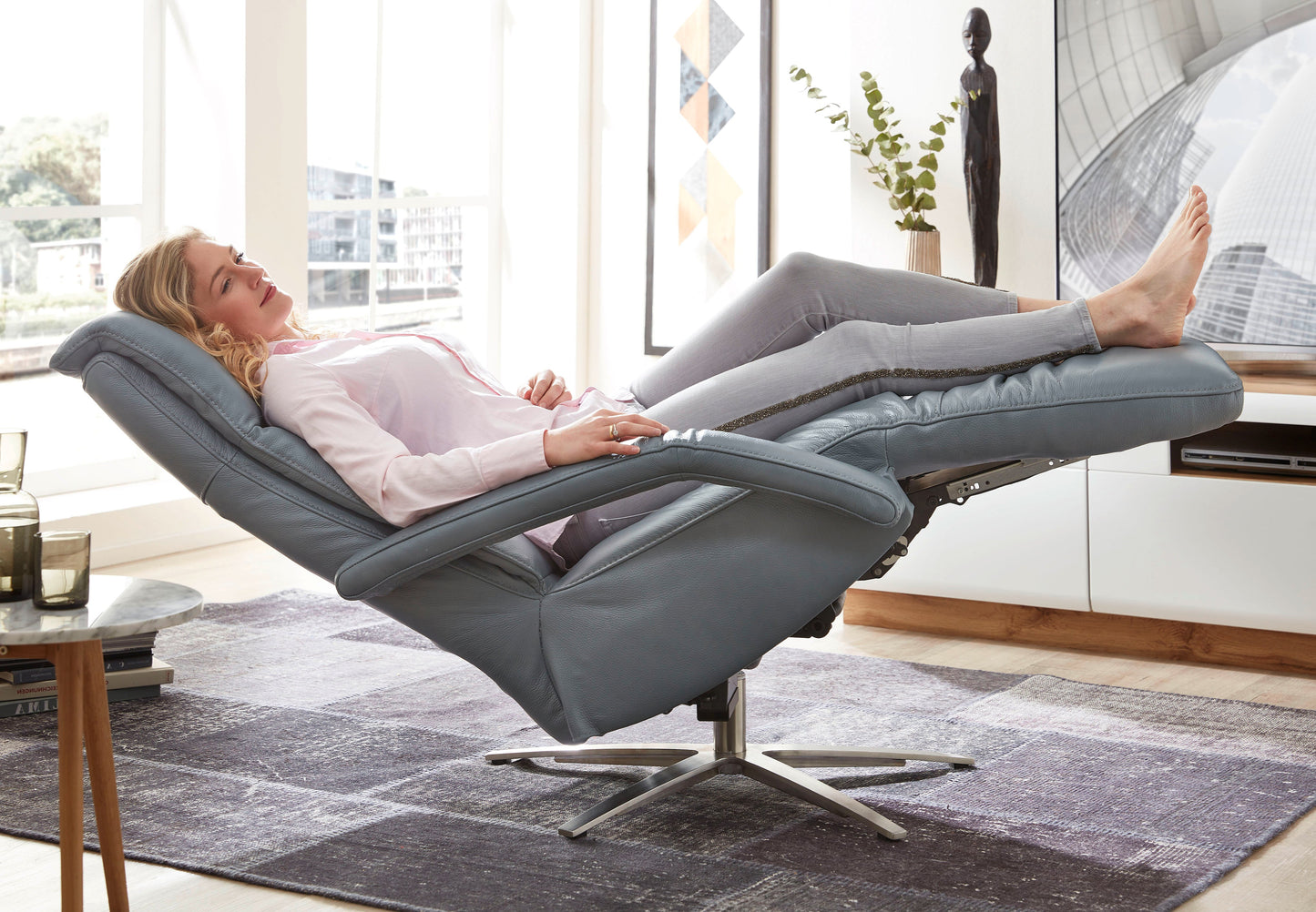 Leder Relaxsessel MRS 1010 mit Herz-Waage Funktion - Relaxsessel von meinRelaxsessel.de - 5 Jahre Garantie auf Relaxsessel GESCHENKT! Kaufe jetzt bei meinRelaxsessel.de