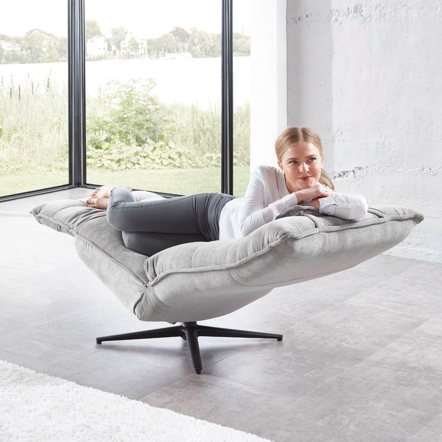 Moderner Relaxsessel "MRS 935" mit elektrischen Liegefunktionen in Stoff - von meinRelaxsessel.de - 5 Jahre Garantie auf Relaxsessel GESCHENKT! Kaufe jetzt bei meinRelaxsessel.de
