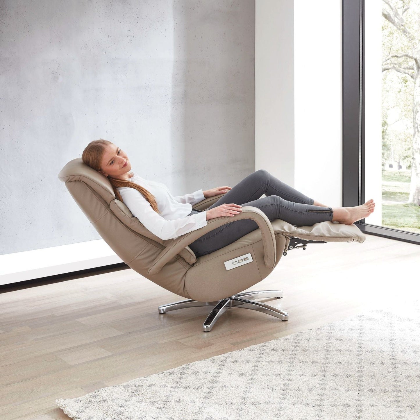 Leder Relaxsessel "MRS 922" mit 3 Motoren Relaxfunktion, Akku - von meinRelaxsessel.de - 5 Jahre Garantie auf Relaxsessel GESCHENKT! Kaufe jetzt bei meinRelaxsessel.de