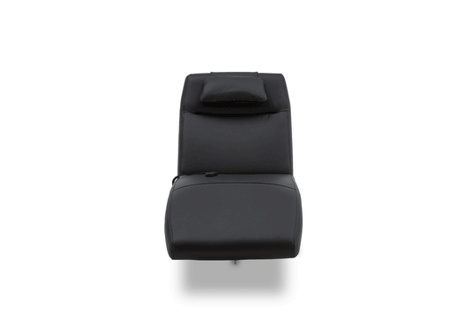 Relaxliege mit 3 Motoren "MRS Relaxa" mit Lieblingsposition & Home Button echt Dickleder schwarz