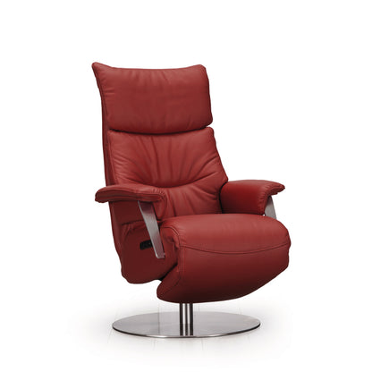 Leder Relaxsessel MRS 1020 2 Motoren (Leder in Dunkelrot ) Sonderedition