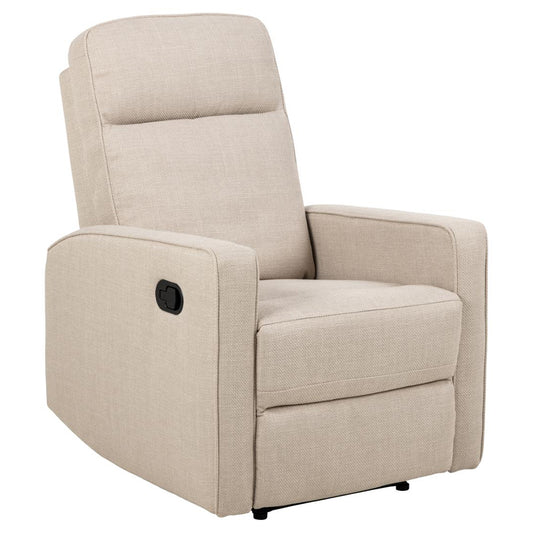 Stoff Relaxsessel "MRS 550" in beige mit manueller Reclinerfunktion -  von meinRelaxsessel.de - 5 Jahre Grantie auf Relaxsessel GESCHENKT  Nur 259 €! Kaufe jetzt bei meinRelaxsessel.de