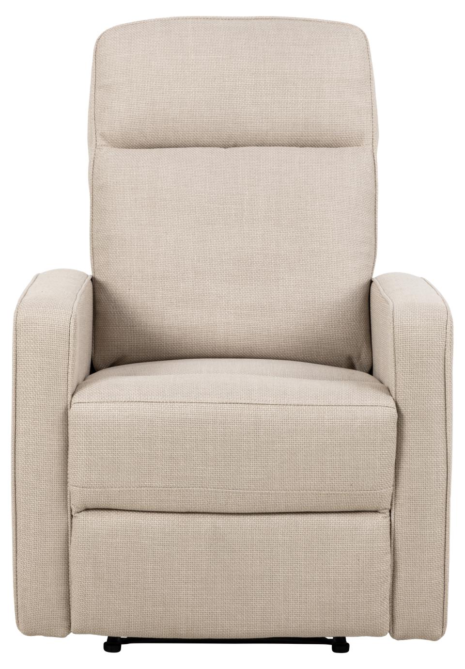 Stoff Relaxsessel "MRS 550" in beige mit manueller Reclinerfunktion -  von meinRelaxsessel.de - 5 Jahre Grantie auf Relaxsessel GESCHENKT  Nur 259 €! Kaufe jetzt bei meinRelaxsessel.de