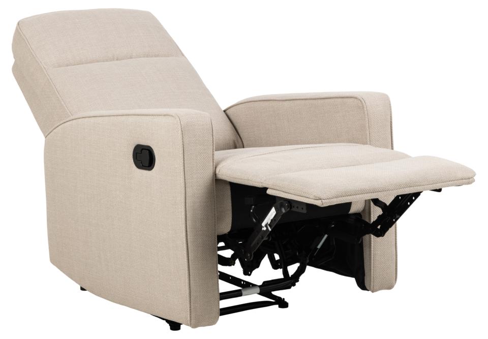 Stoff Relaxsessel "MRS 550" in beige mit manueller Reclinerfunktion -  von meinRelaxsessel.de - 5 Jahre Grantie auf Relaxsessel GESCHENKT  Nur 259 €! Kaufe jetzt bei meinRelaxsessel.de