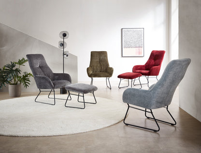 Stuhl Giulia inkl. Hocker in Stoff -  von meinRelaxsessel.de - 5 Jahre Grantie auf Relaxsessel GESCHENKT  Nur 444 €! Kaufe jetzt bei meinRelaxsessel.de