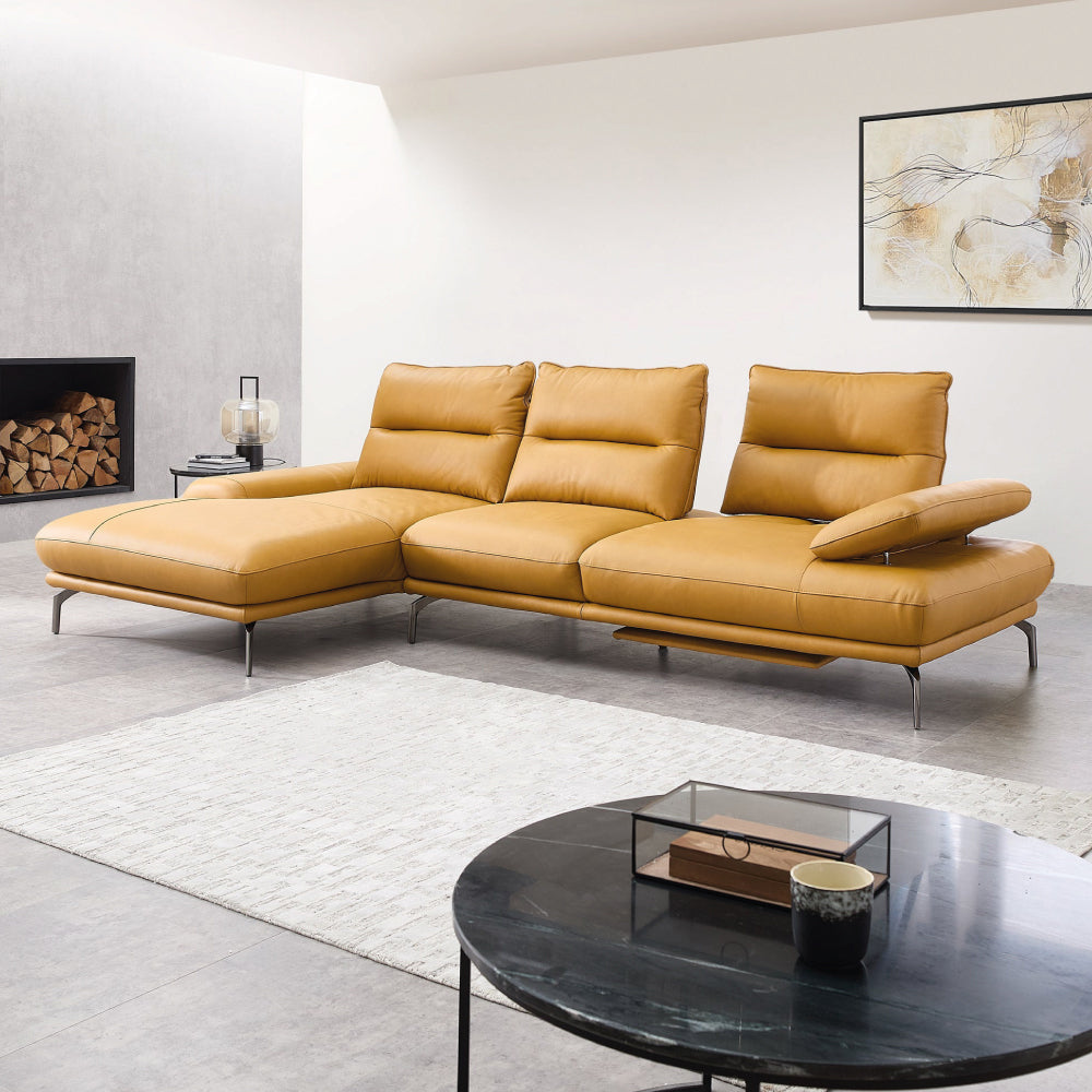 Leder Ecksofa motorische Fußstütze MRS 5300 -  von meinRelaxsessel.de - 5 Jahre Garantie auf Relaxsessel GESCHENKT! Kaufe jetzt bei meinRelaxsessel.de
