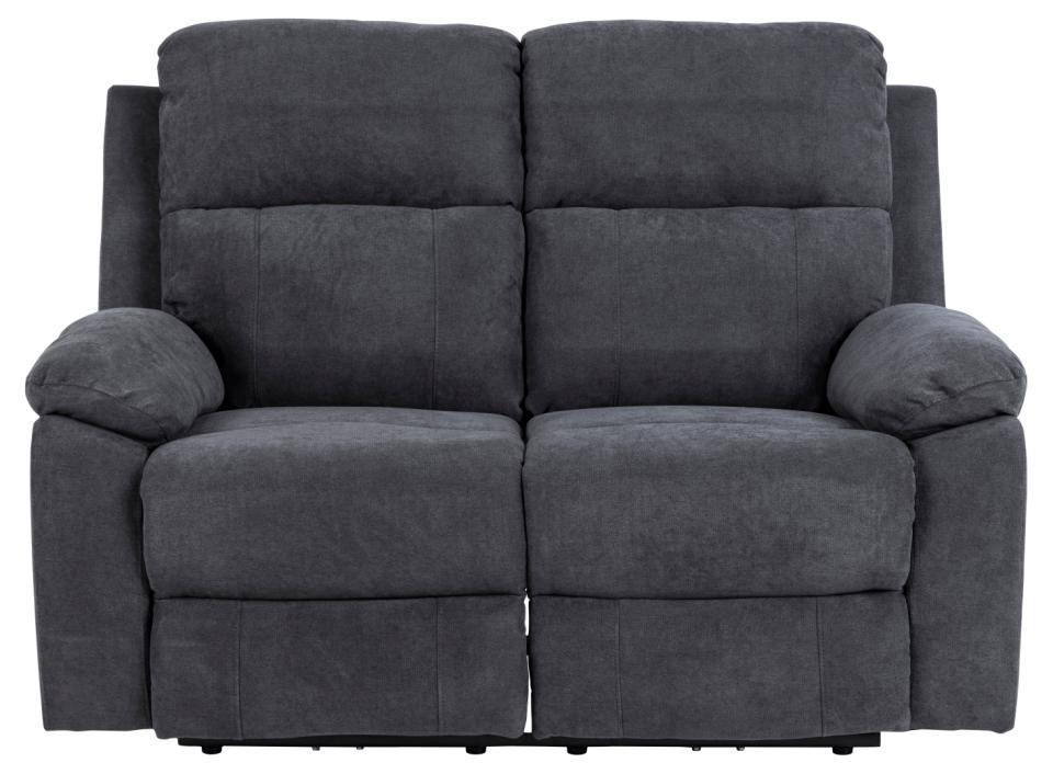 Stoff 2-Sitzer und 3-Sitzer Sofa "MRS 552 Plus" in dunkelgrau mit motorisierter Zurücklehnfunktion -  von meinRelaxsessel.de - 5 Jahre Grantie auf Relaxsessel GESCHENKT  Nur 950 €! Kaufe jetzt bei meinRelaxsessel.de