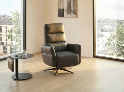 Echt Leder Relaxsessel LUNA mit 2 Motoren und Cardio-Position