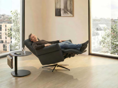 Echt Leder Relaxsessel LUNA mit 2 Motoren und Cardio-Position