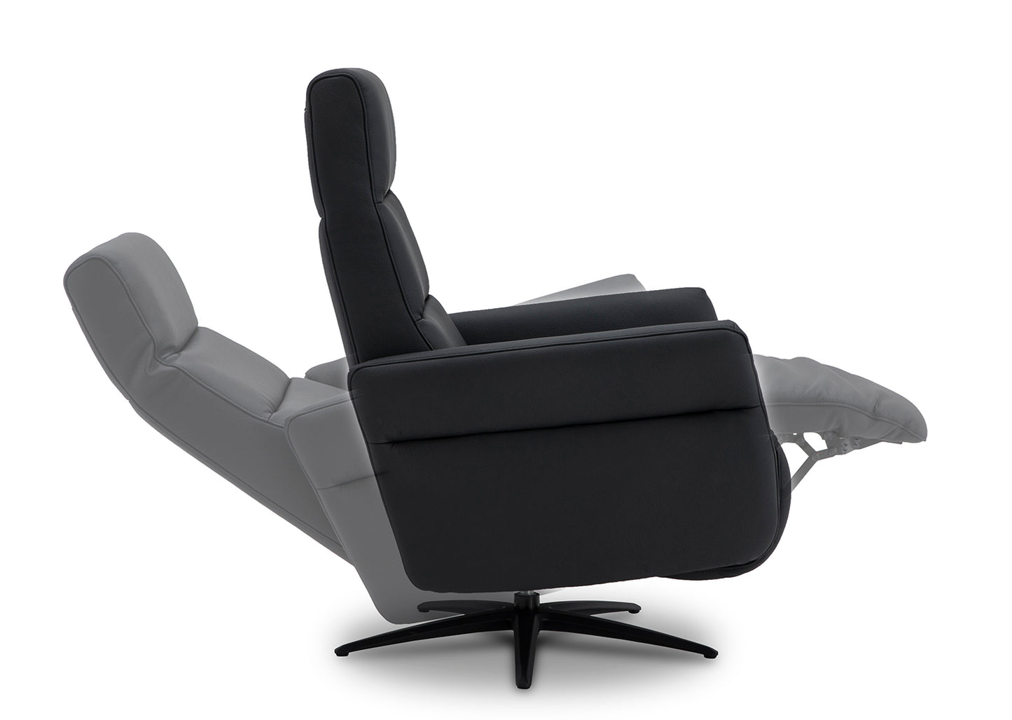 Echt Leder Relaxsessel LUNA mit 2 Motoren und Cardio-Position