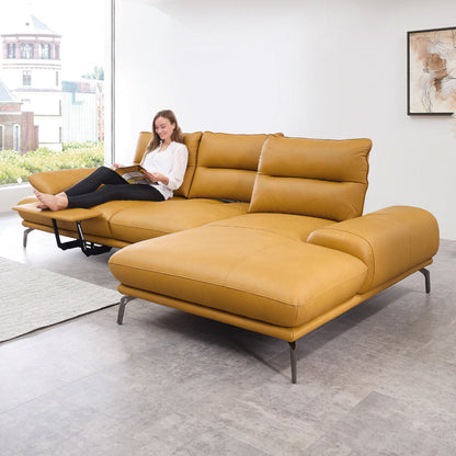 Leder Ecksofa motorische Fußstütze MRS 5300 -  von meinRelaxsessel.de - 5 Jahre Garantie auf Relaxsessel GESCHENKT! Kaufe jetzt bei meinRelaxsessel.de
