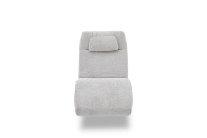 Relaxliege mit 3 Motoren "MRS Relaxa" mit Lieblingsposition & Home Button Trendstoff Boucle platin