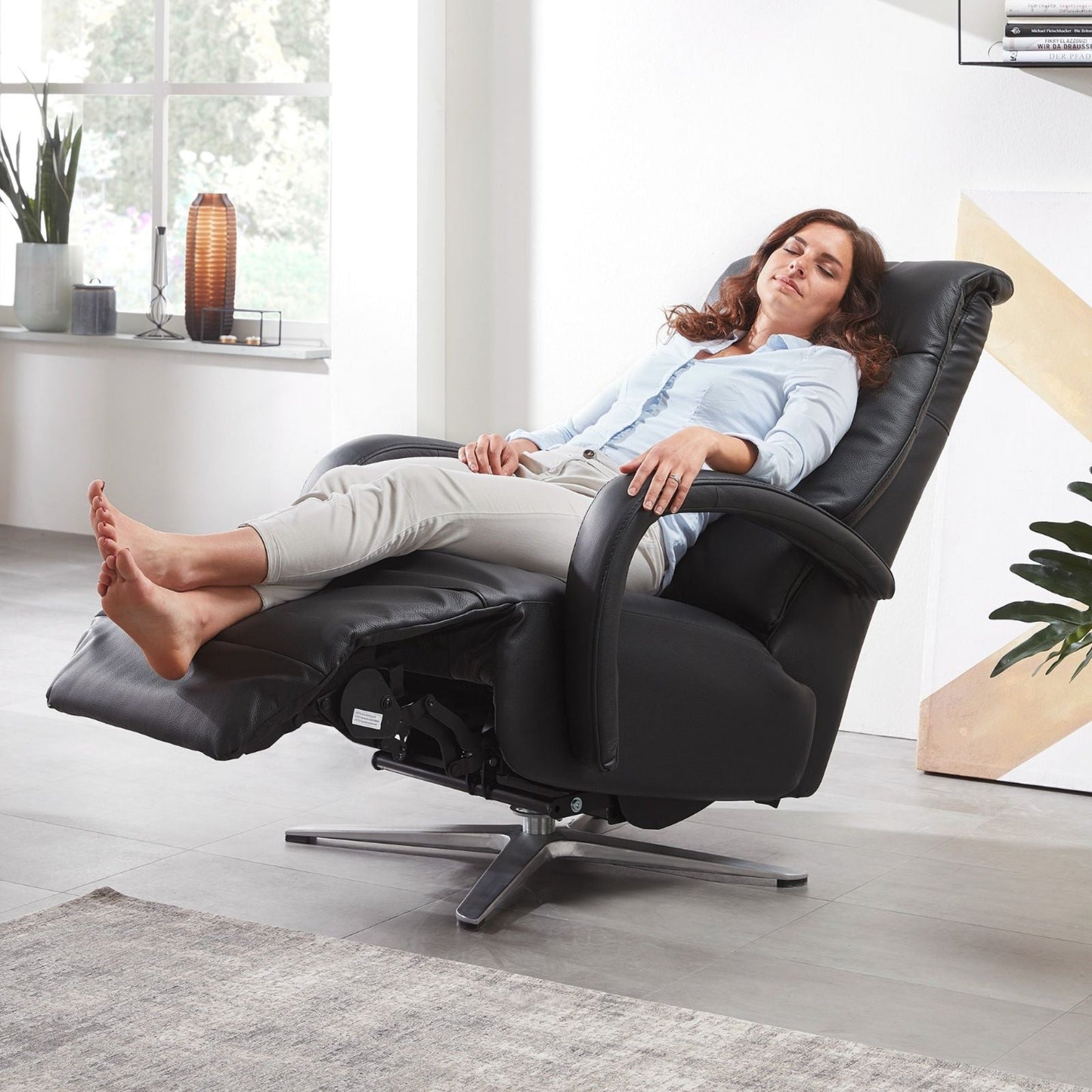 Leder Relaxsessel "Zürich" mit integriertem Akku und Aufstehhilfe - Sessel von meinRelaxsessel.de - Nur 1099 €! Kaufe jetzt bei meinRelaxsessel.de